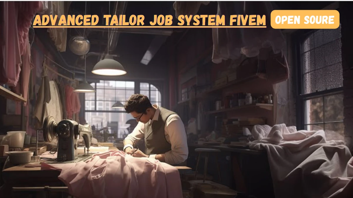 Advanced Tailor Job System FiveM | ESX QBCore Script